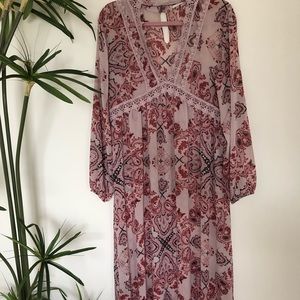 Boho Sheer Maxi Dress